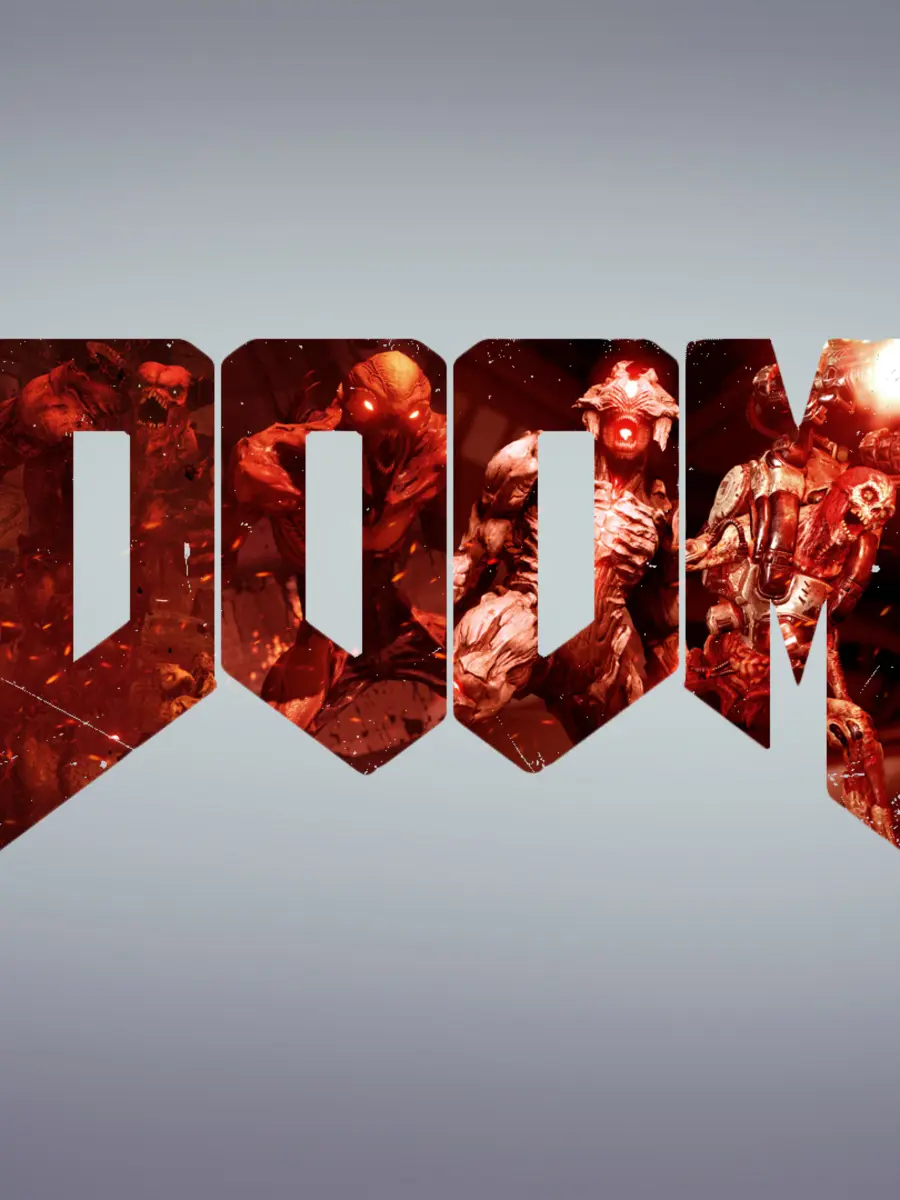 โลโก้ Doom，วิดีโอเกม PNG