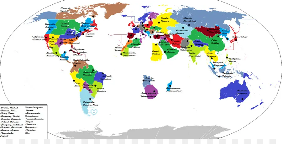 แผนที่โลก，ประเทศ PNG