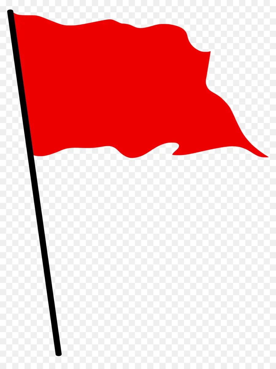 ธง，ธงแดง PNG