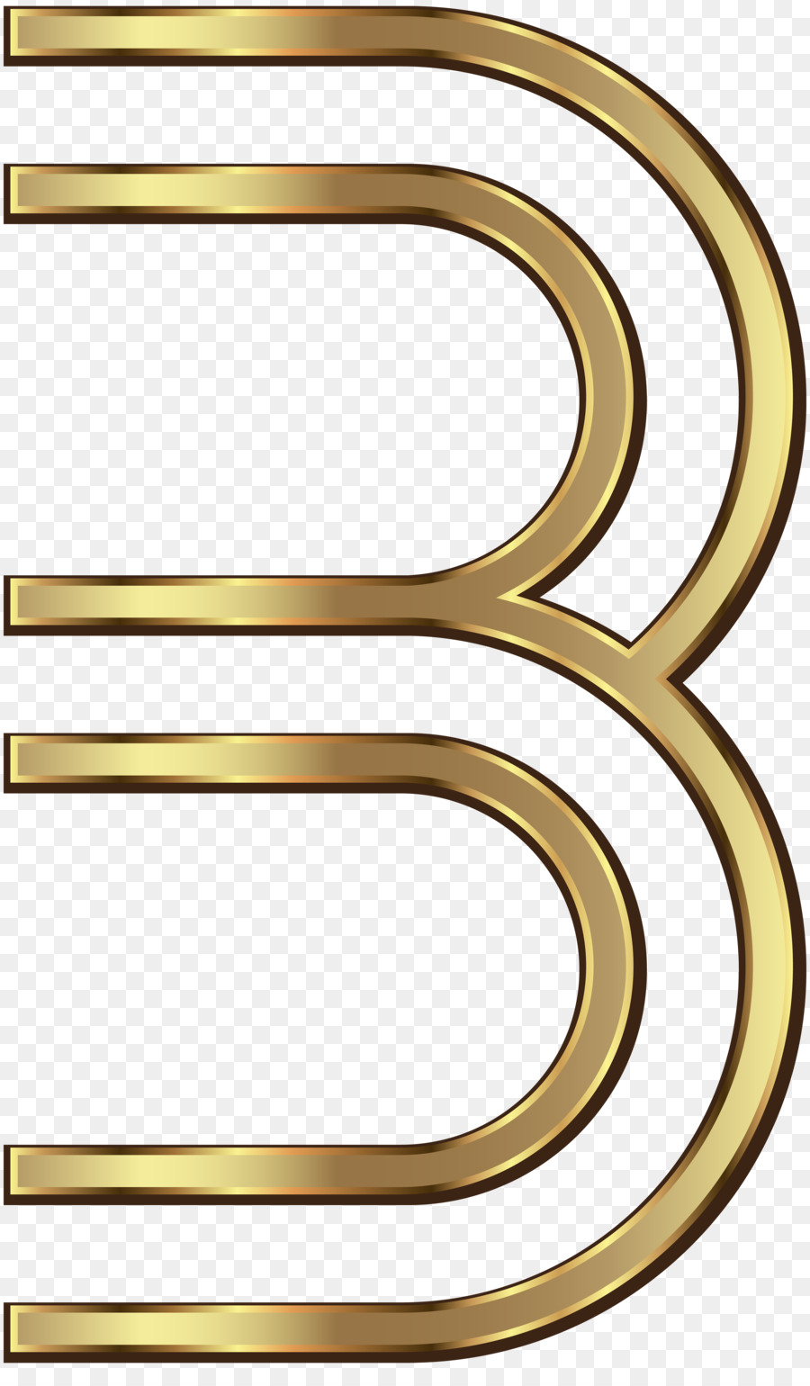 Golden B，ข PNG