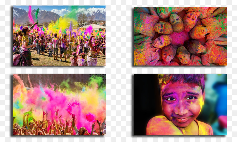 เทศกาล Holi，สี PNG