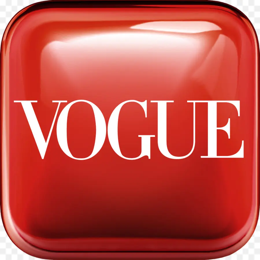 โลโก้ Vogue，สีแดง PNG