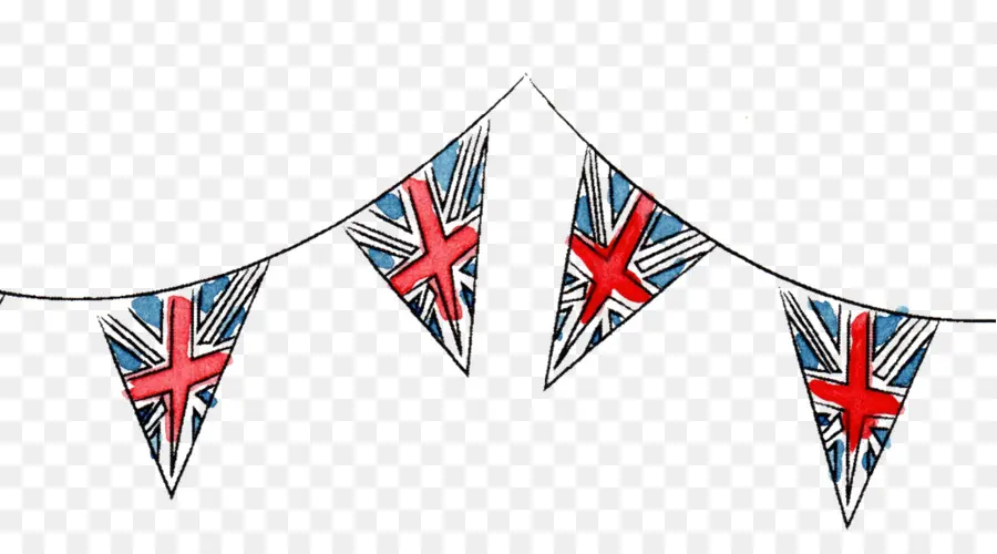 Union Jack Bunting，การตกแต่ง PNG