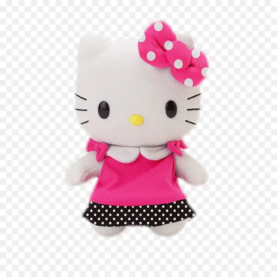 Hello Kitty Plush，ชุดสีชมพู PNG