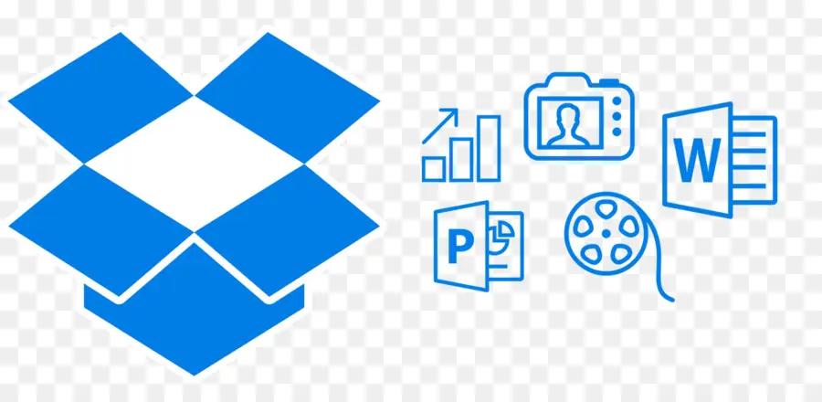 โลโก้ Dropbox，ที่เก็บคลาวด์ PNG