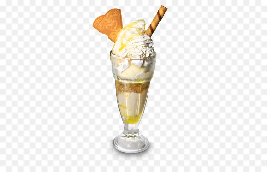 ไอศกรีม Sundae，วิปปิ้งครีม PNG