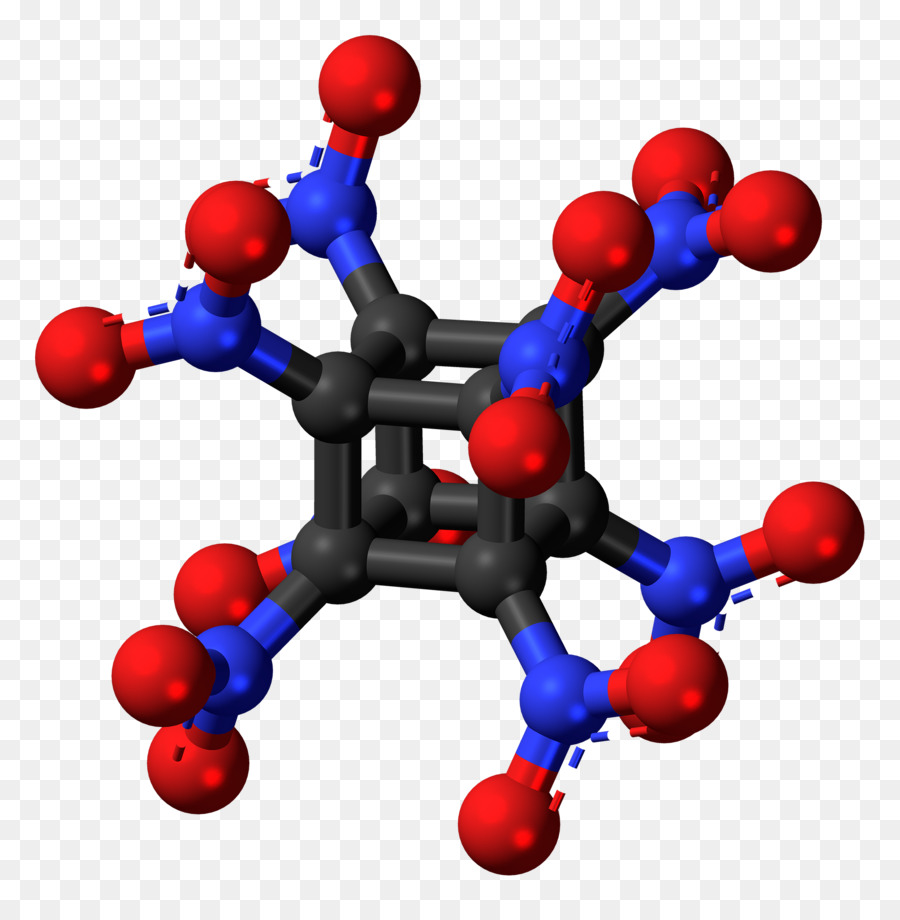 Octanitrocubane，โมเลกุล PNG