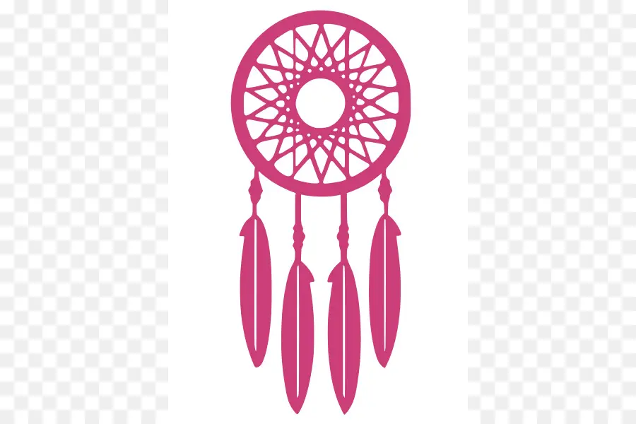 Pink Dreamcatcher，ขนนก PNG