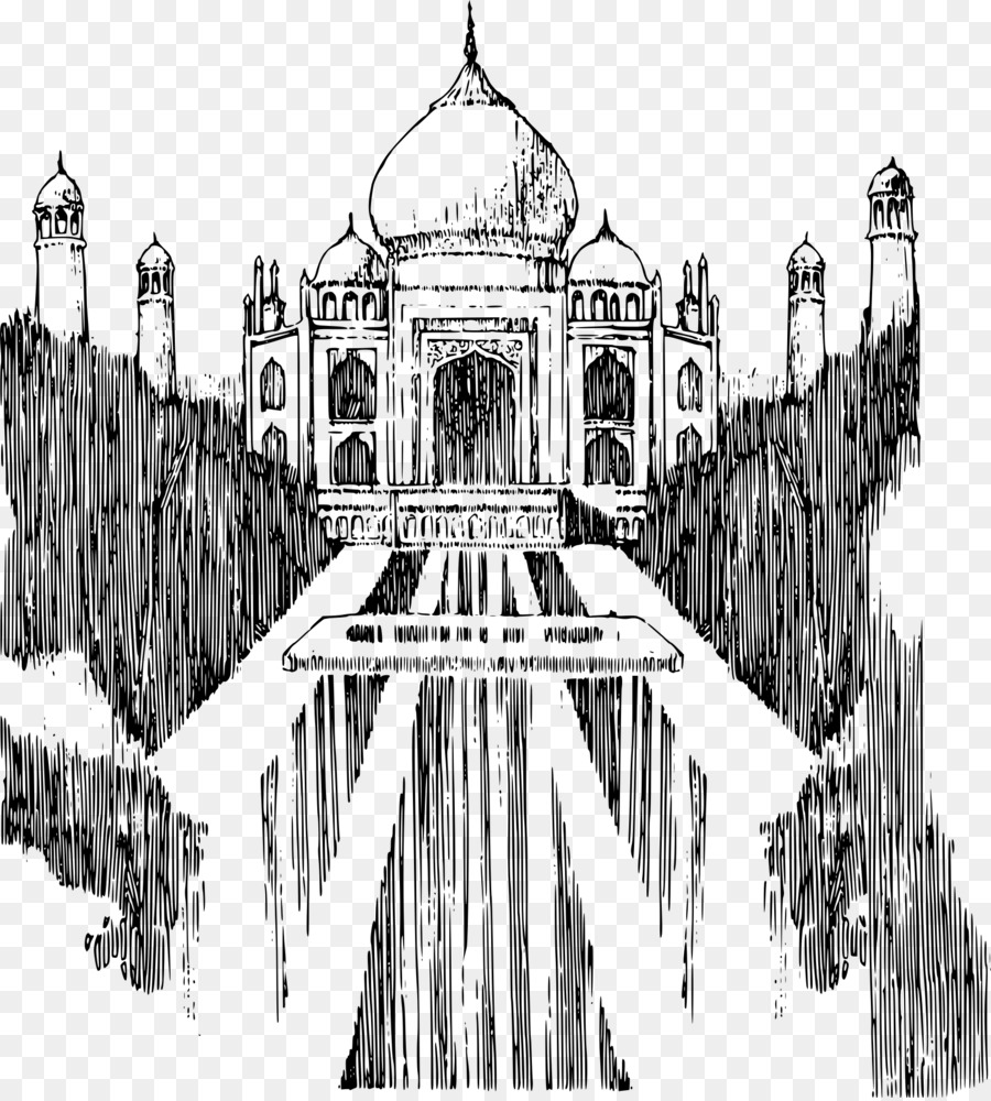 Taj Mahal Sketch，อนุสาวรีย์ PNG