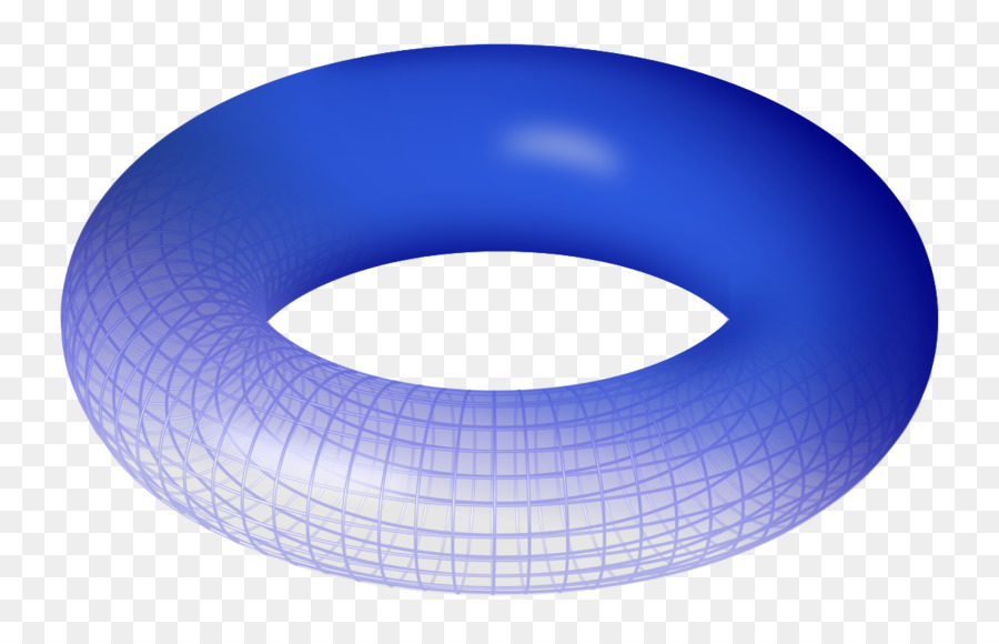 Torus สีเขียว，3d PNG