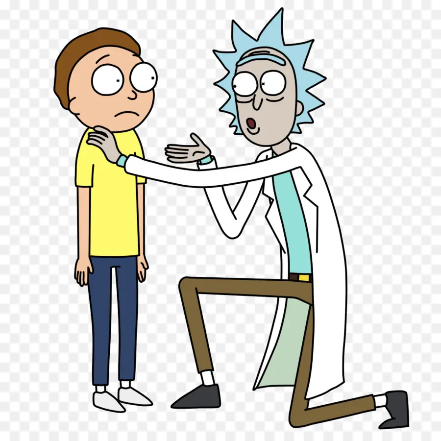 Rick And Morty，การคุกเข่า PNG