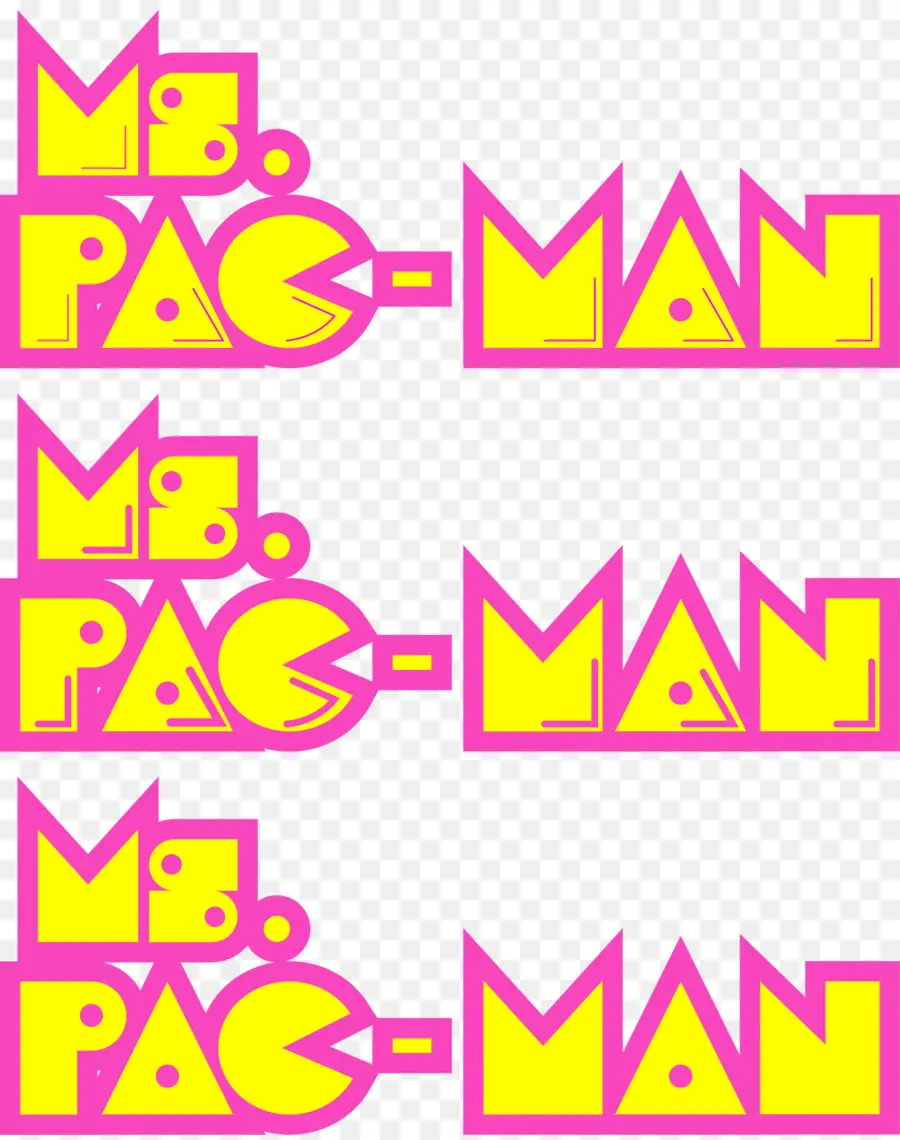 โลโก้ Ms Pac Man，เกม PNG