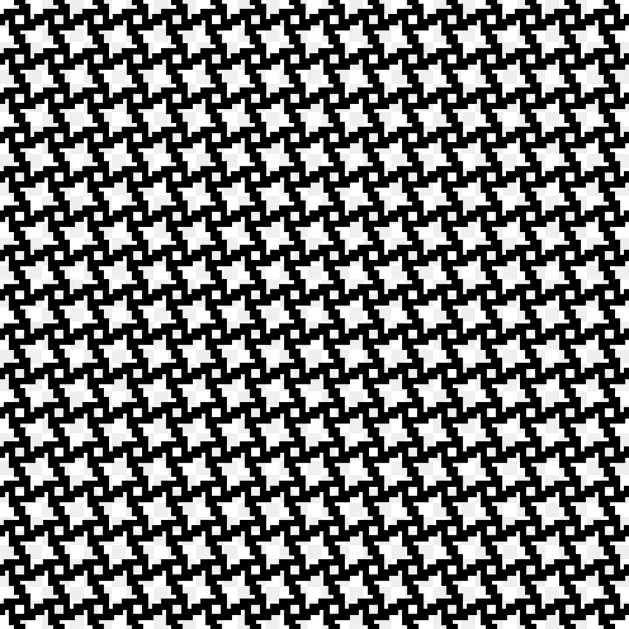 รูปแบบ Houndstooth，ขาวดำ PNG