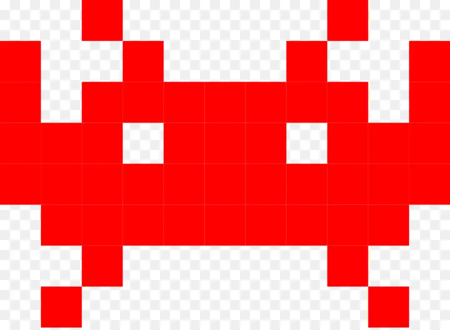 Red Space Invader，เกม PNG