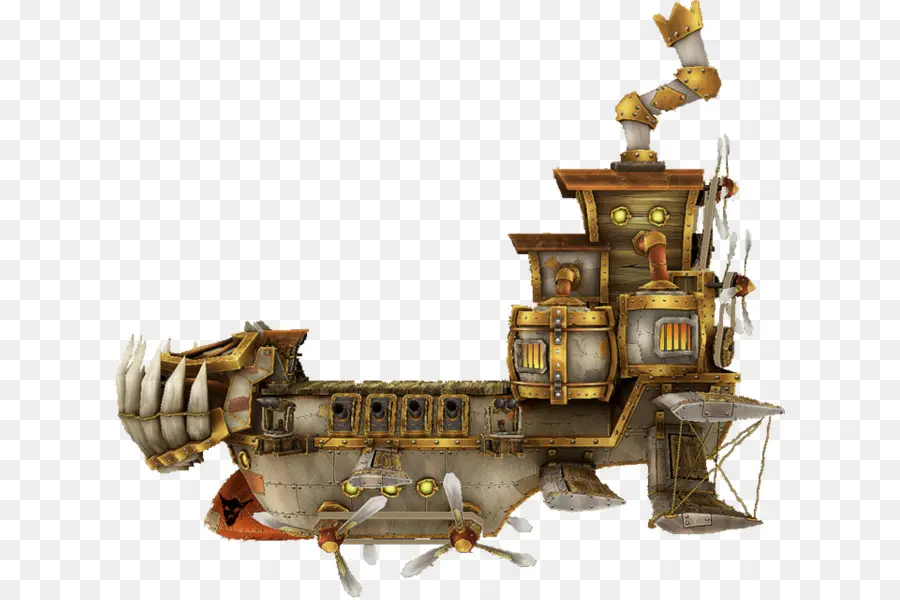 เรือเหาะ Steampunk，การผจญภัย PNG