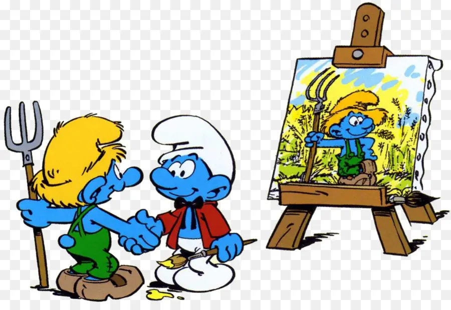 Smurfs，จิตรกรรม PNG