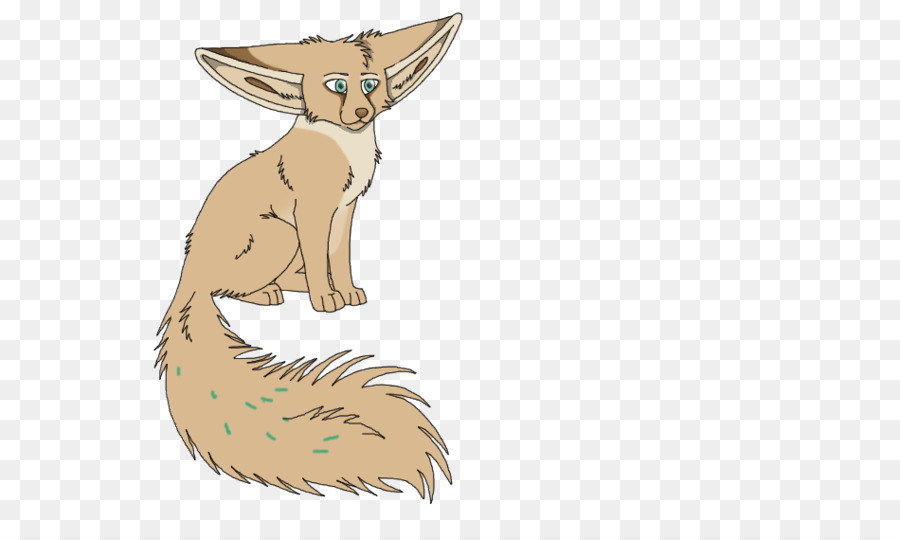 Fennec Fox，การ์ตูน PNG