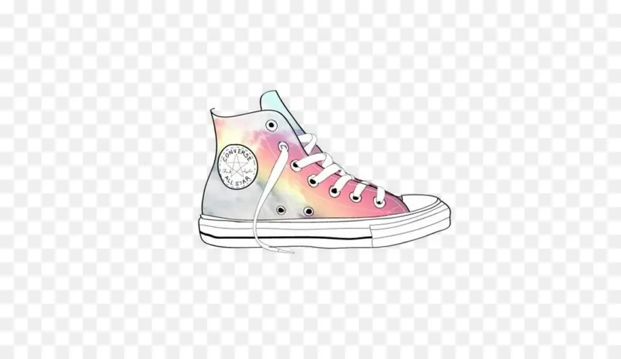 รองเท้า Converse สีสันสดใส，รองเท้าผ้าใบ PNG