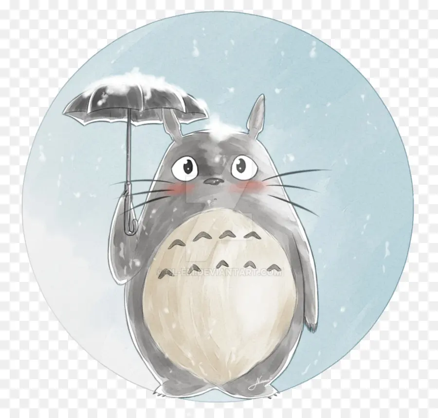 Totoro กับร่ม，อนิเมะ PNG