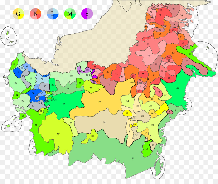 แผนที่，ภูมิภาค PNG