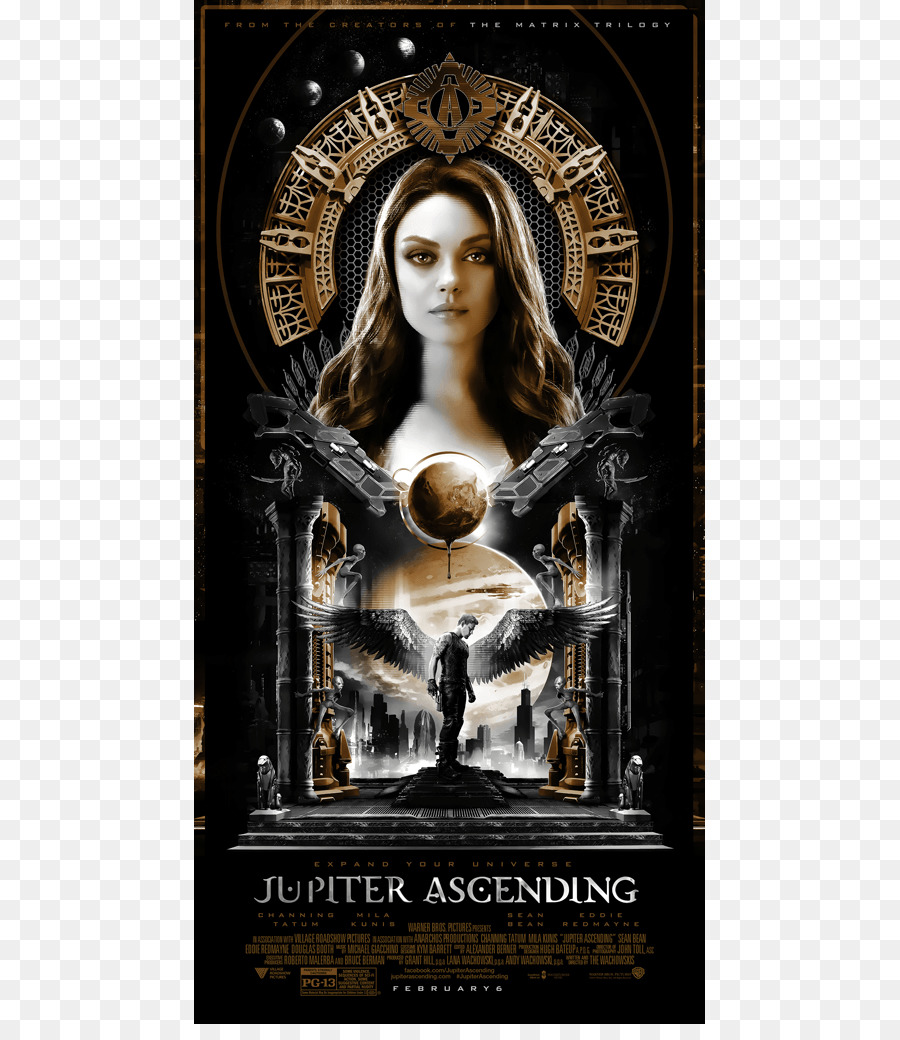 Jupiter Ancending Poster，ภาพยนตร์ PNG