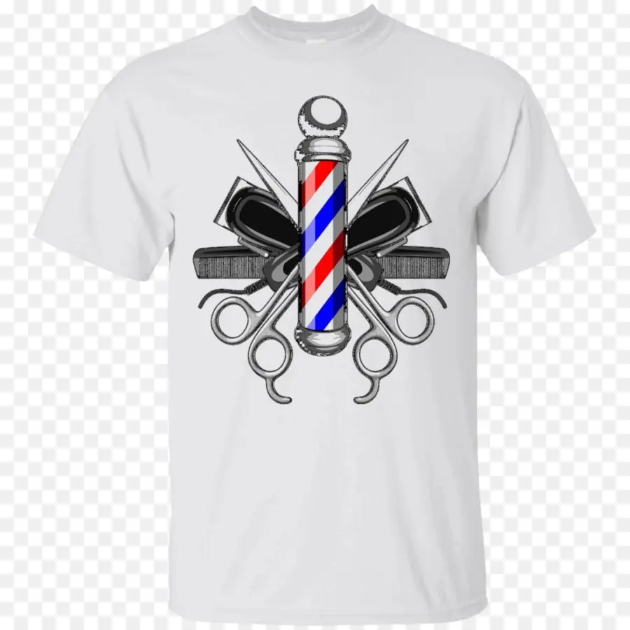 เสื้อยืด Barber，ช่างตัดผม PNG