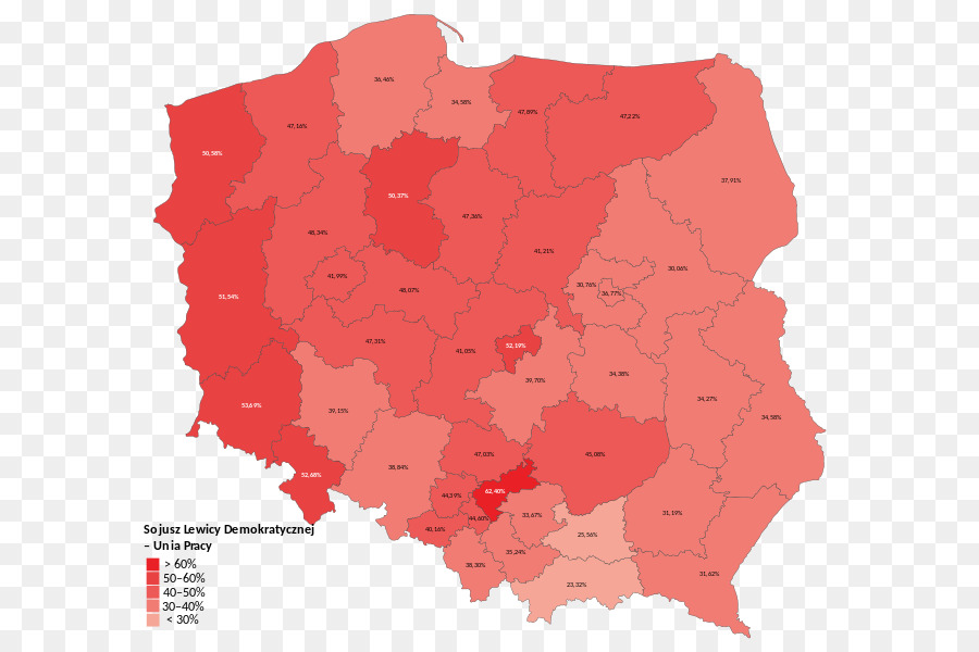 แผนที่โปแลนด์，ภูมิภาค PNG