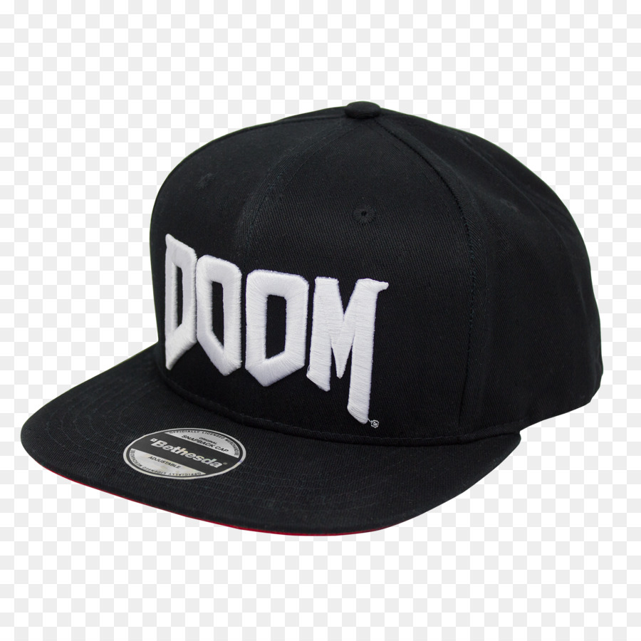 Doom Cap，สีดำ PNG