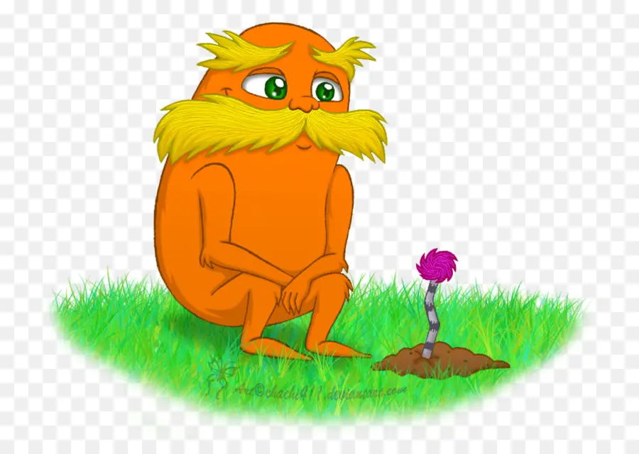 Lorax，ส้ม PNG