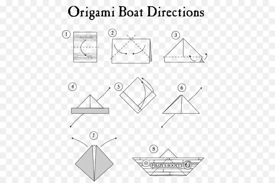 เรือโอริกามิ，กระดาษ PNG