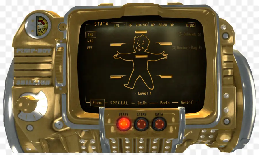 อุปกรณ์ Pip Boy，หน้าจอ PNG