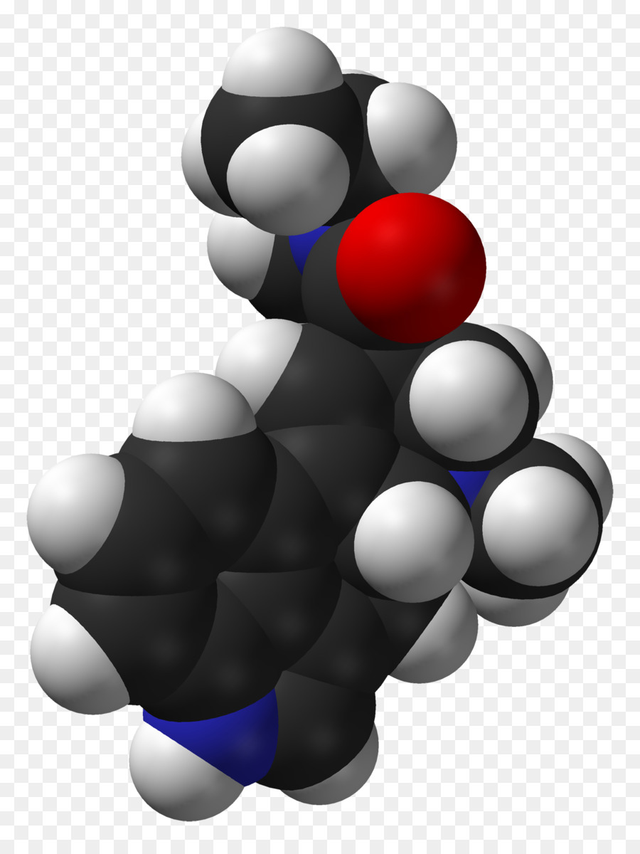 Lysergic กรด Diethylamide，โมเลกุล PNG