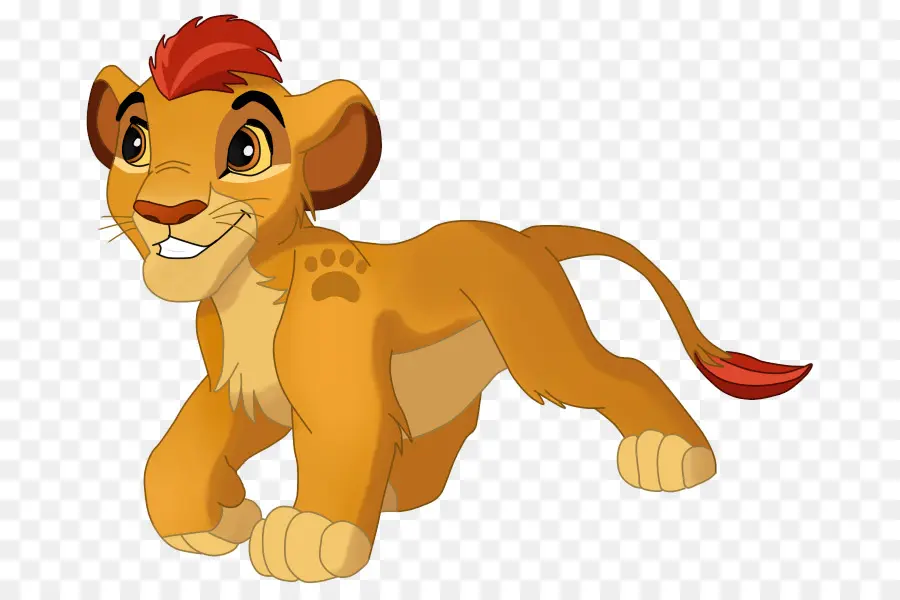 Cartoon Lion Cub，สัตว์ PNG