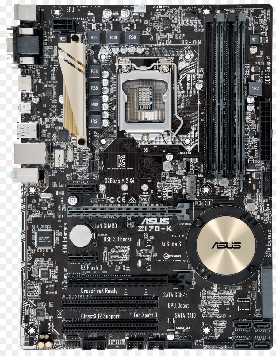 Z170 ชั้นยอด Motherboard Z170deluxe，ข้อมูล PNG