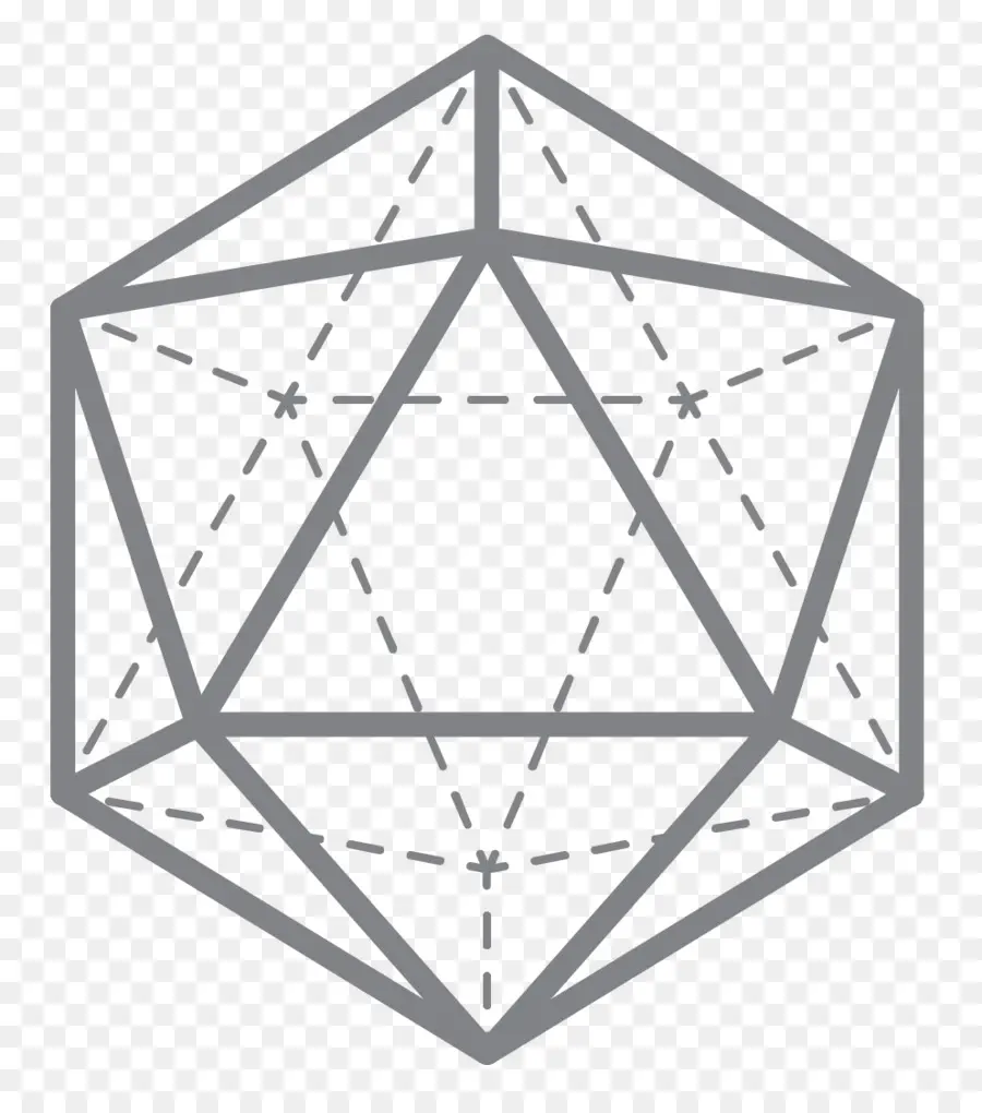 เมตาตรอนเป็นทรงลูกบาศก์，Icosahedron PNG