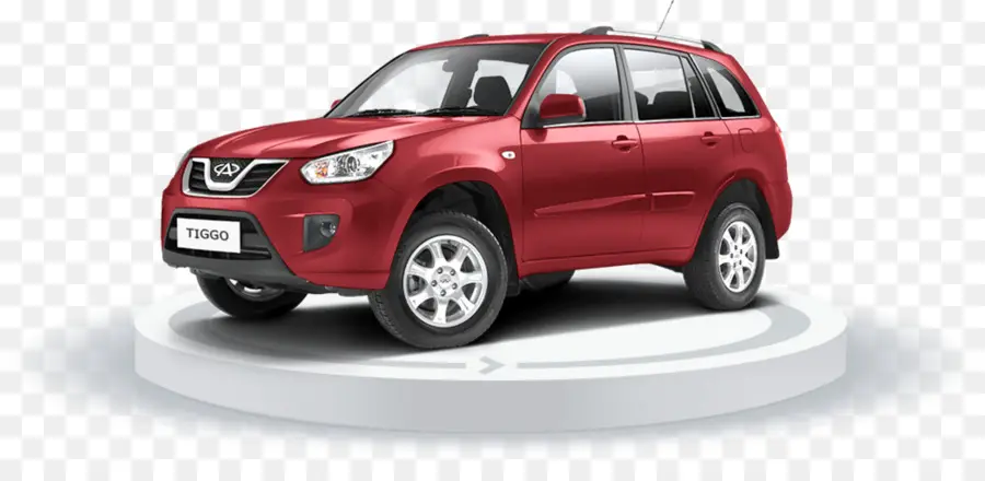 Suv สีแดง，รถ PNG