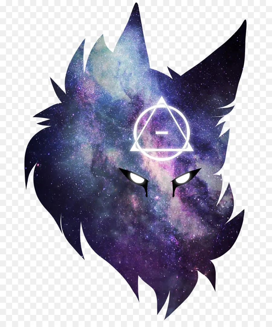 Galaxy Wolf，ช่องว่าง PNG