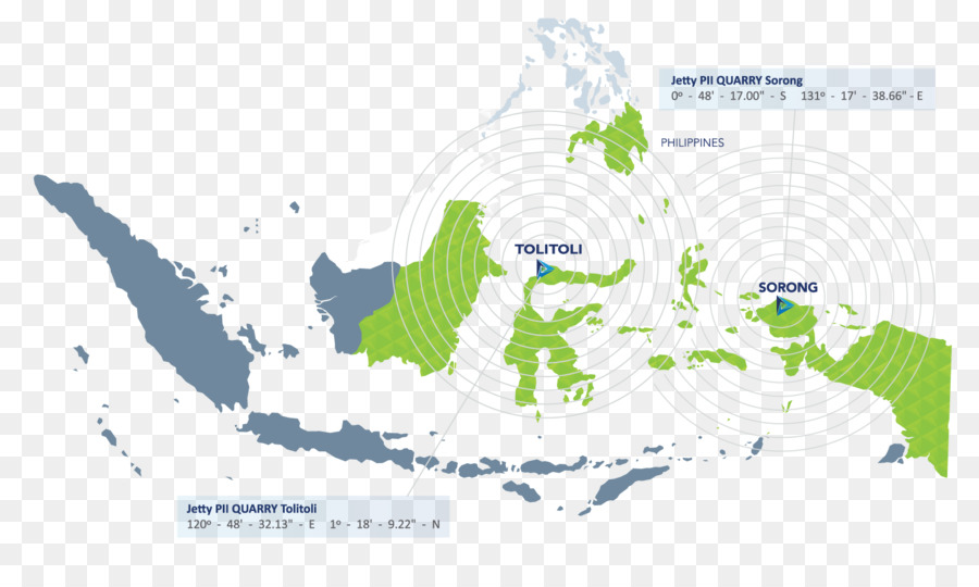 แผนที่อินโดนีเซีย，ภูมิศาสตร์ PNG