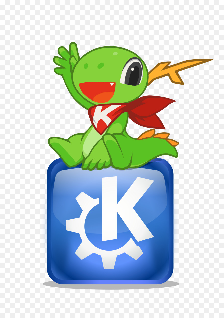 Kde，Konqi PNG