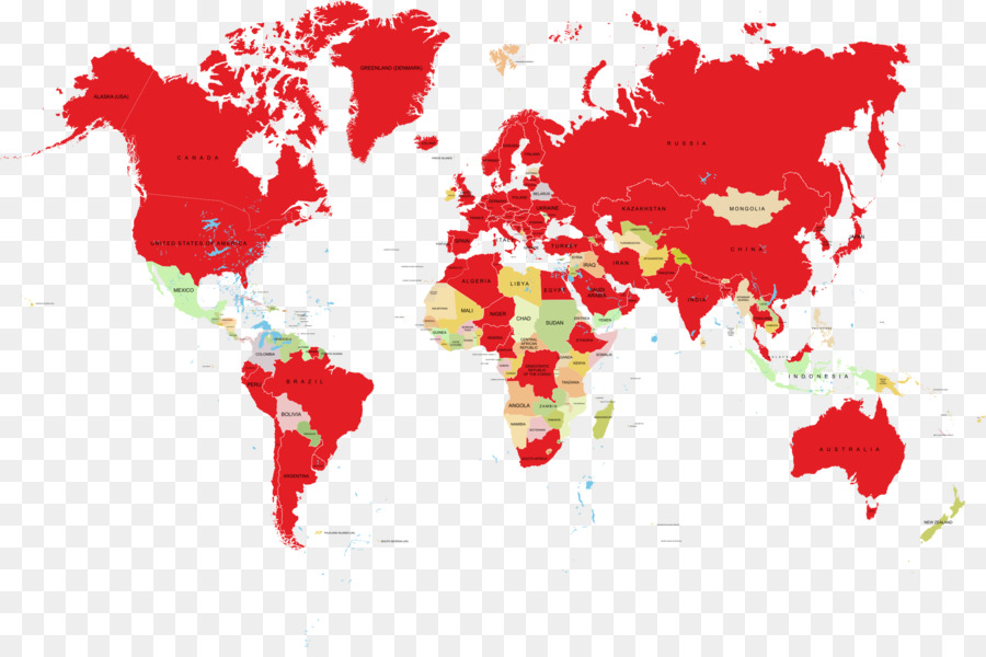 แผนที่โลก，พื้นที่ใช้งาน PNG