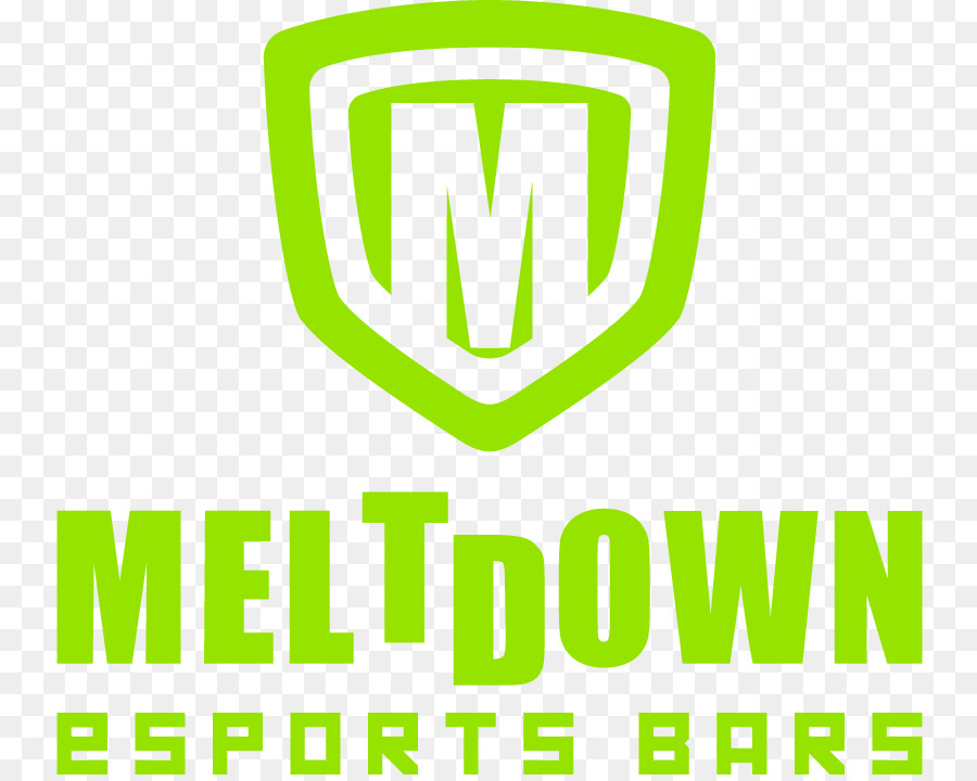 โลโก้ Meltdown Esports Bars，สีเขียว PNG