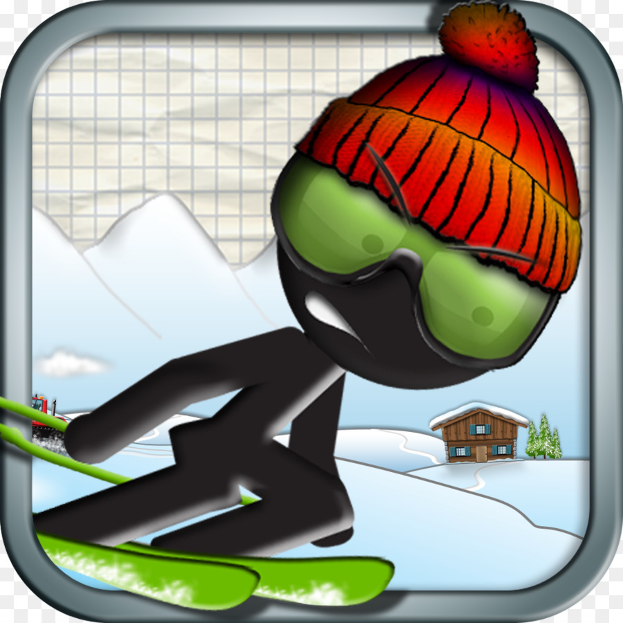 Stickman สกี Racer，Android PNG