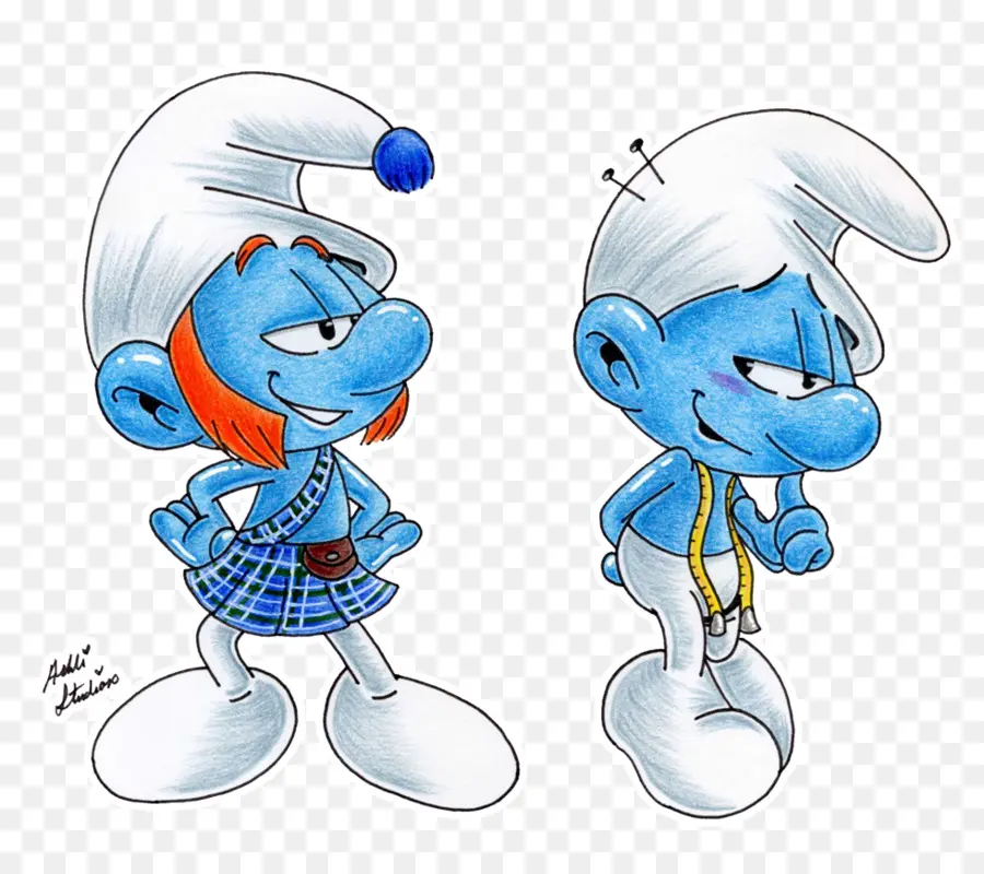 Smurfs，สีฟ้า PNG