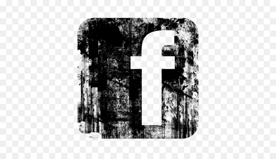 โลโก้ Facebook Grunge，โซเชียลมีเดีย PNG