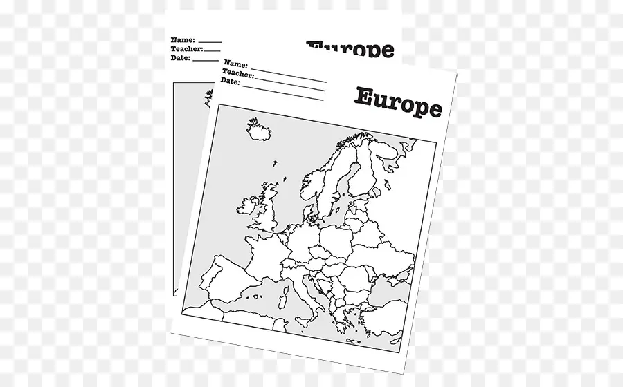 ยุโรป，แผนที่ว่างเปล่า PNG