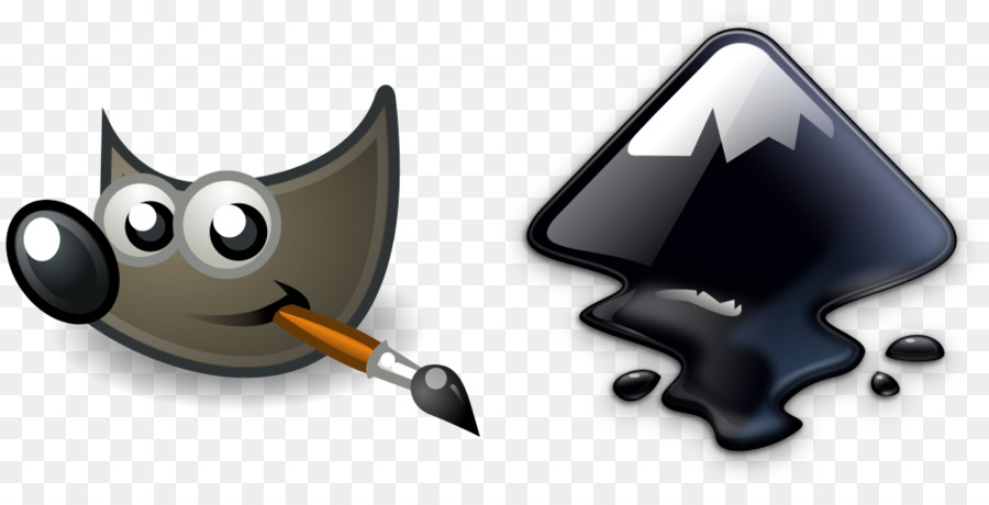 โลโก้ Gimp และ Inkscape，ซอฟต์แวร์ PNG