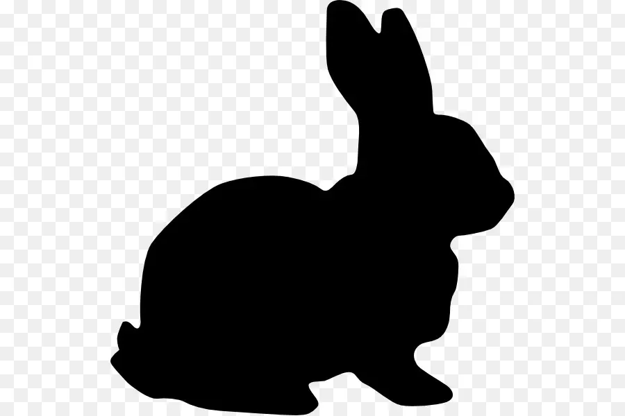 กระต่าย，ภาพเงา PNG