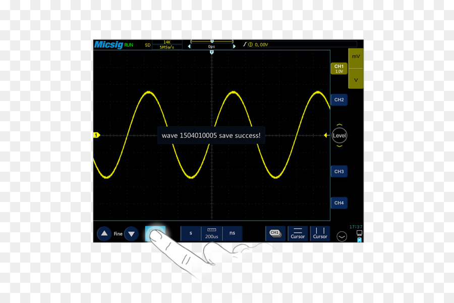 Sampling อัตราการ，Oscilloscope PNG