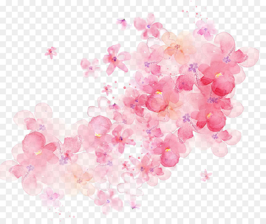 Watercolour ดอกไม้, สีวาดรูป, ดอกไม้ png - png Watercolour ดอกไม้, สี