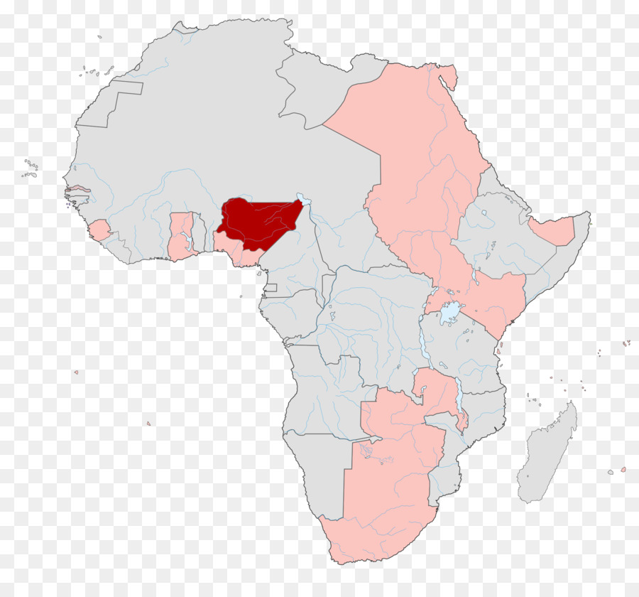 แผนที่ไนจีเรีย，แอฟริกา PNG